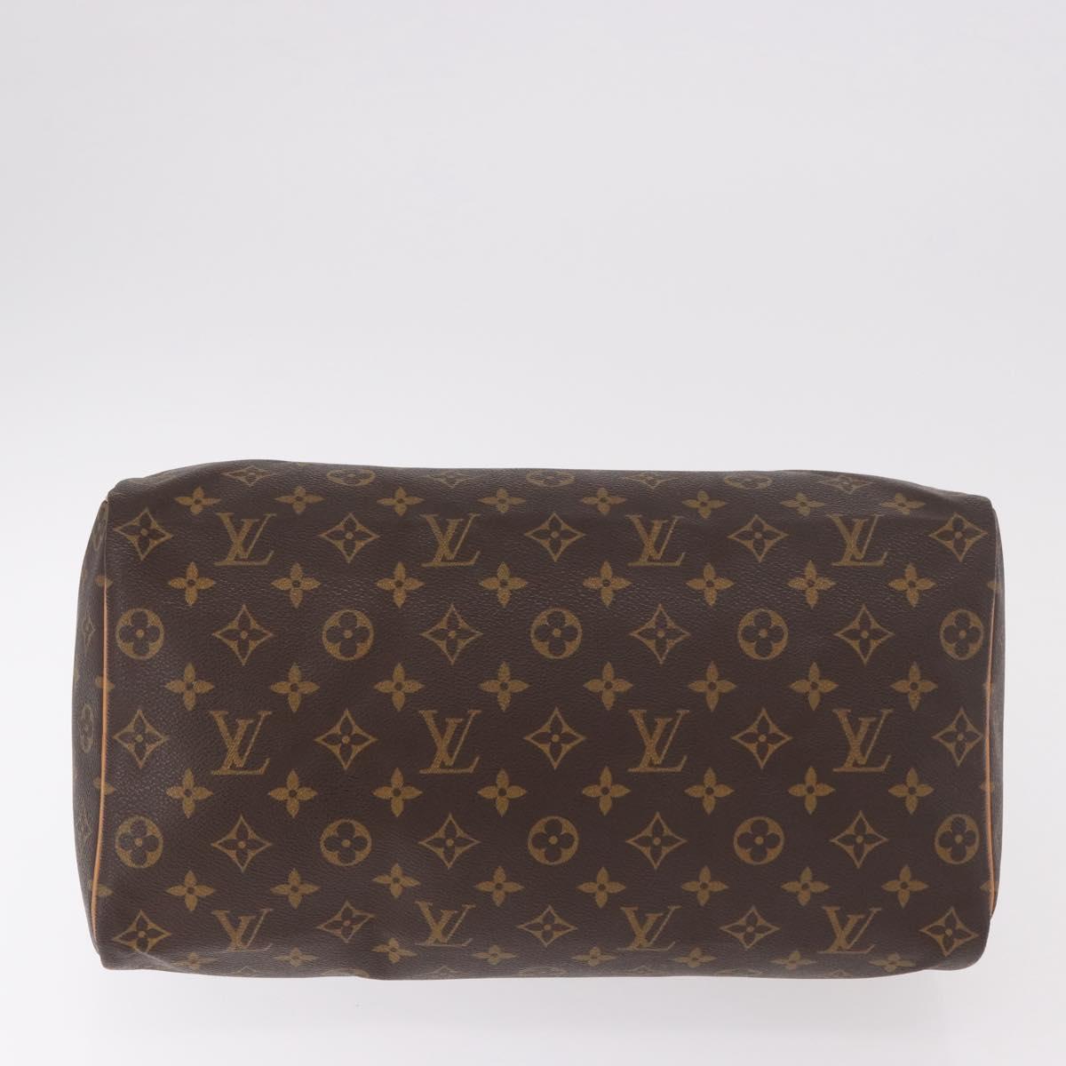 LOUIS VUITTON Monogram Speedy 35 Hand Bag M41524 LV Auth 187938V