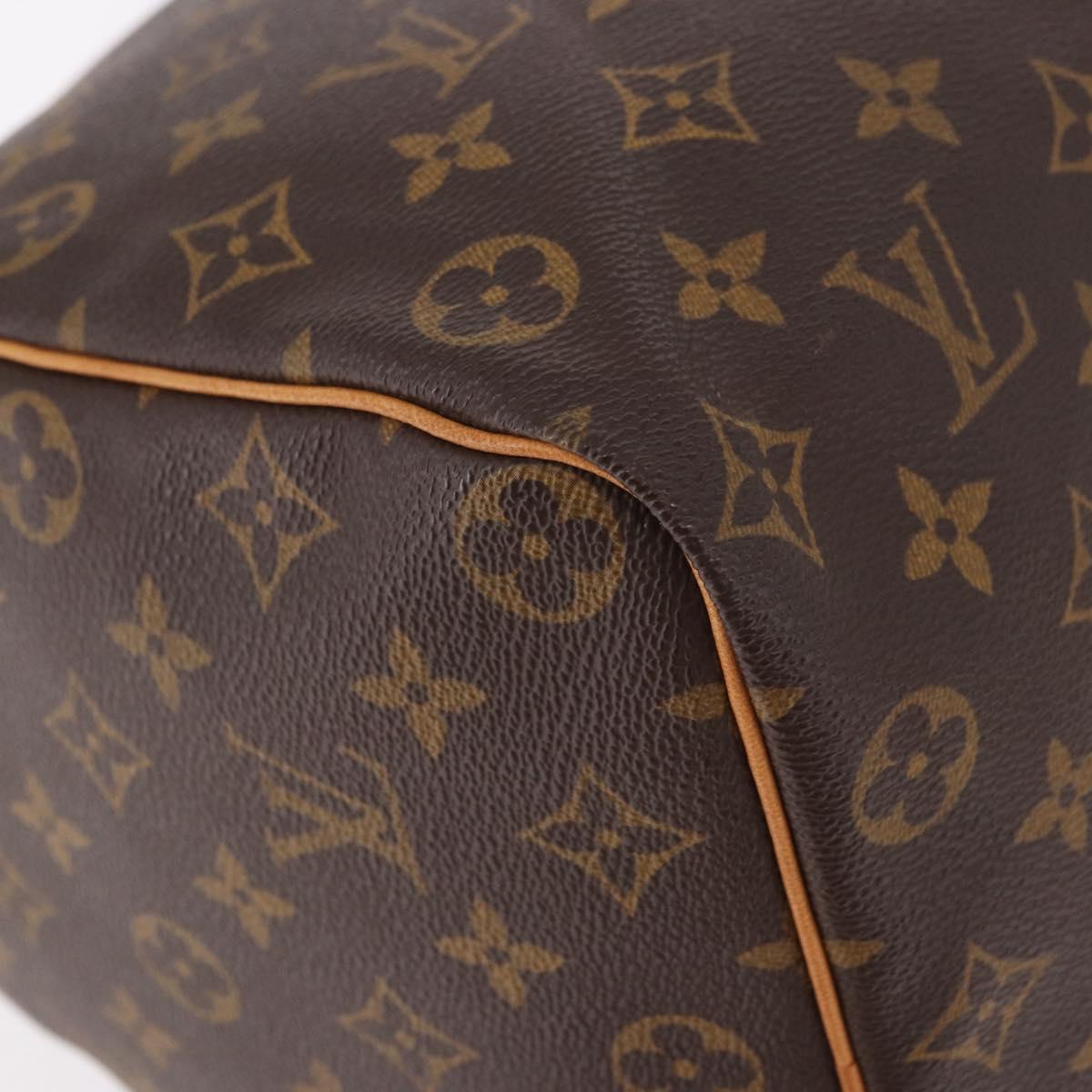LOUIS VUITTON Monogram Speedy 35 Hand Bag M41524 LV Auth 187938V