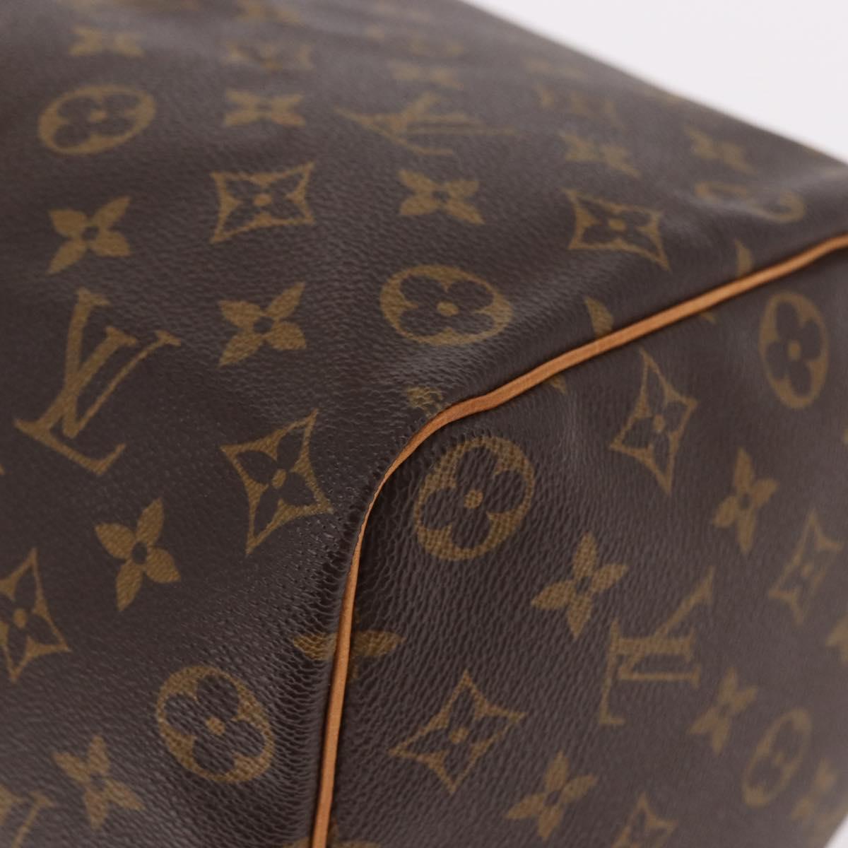 LOUIS VUITTON Monogram Speedy 35 Hand Bag M41524 LV Auth 187938V