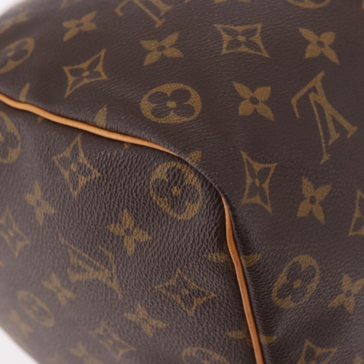 LOUIS VUITTON Monogram Speedy 35 Hand Bag M41524 LV Auth 187938V