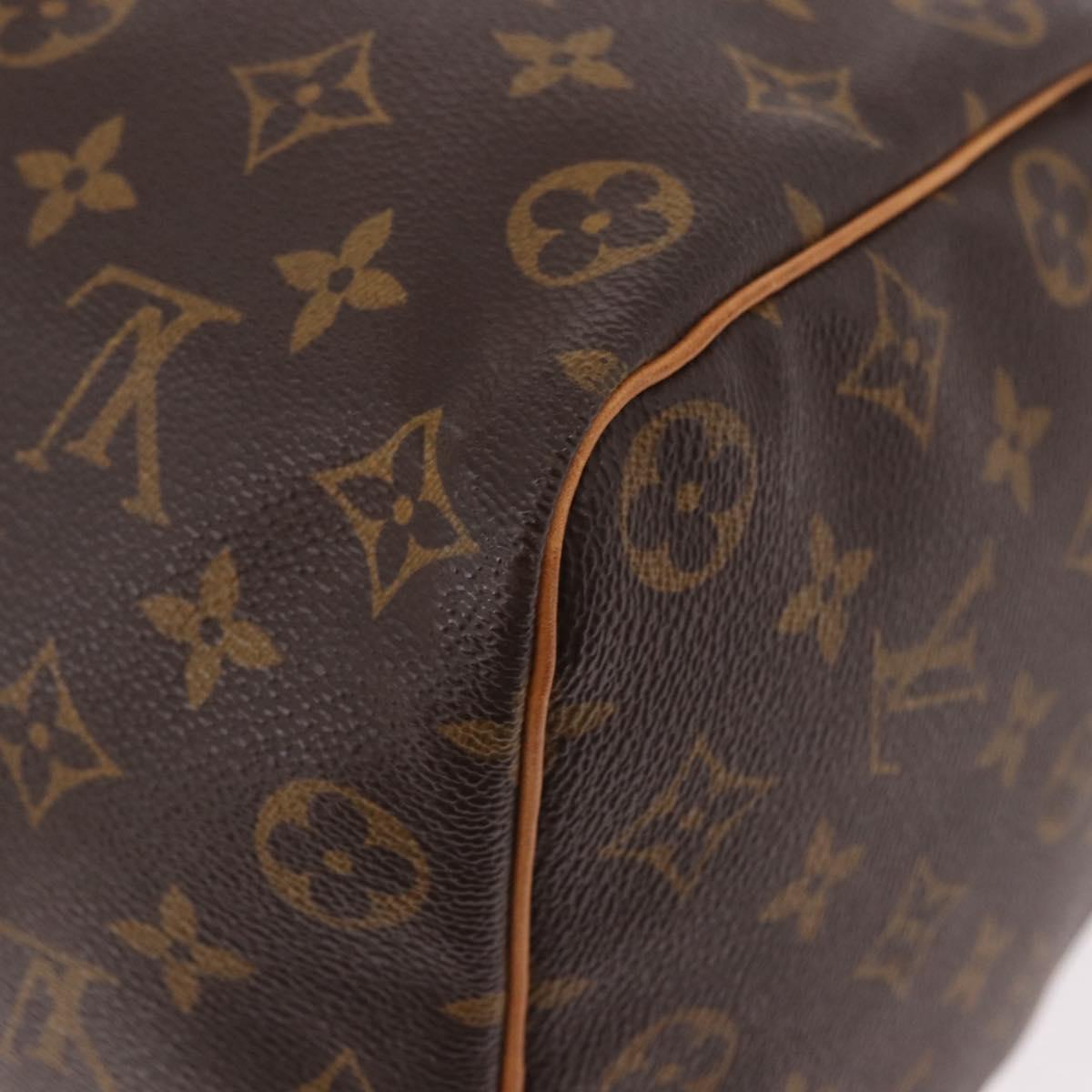 LOUIS VUITTON Monogram Speedy 35 Hand Bag M41524 LV Auth 187938V