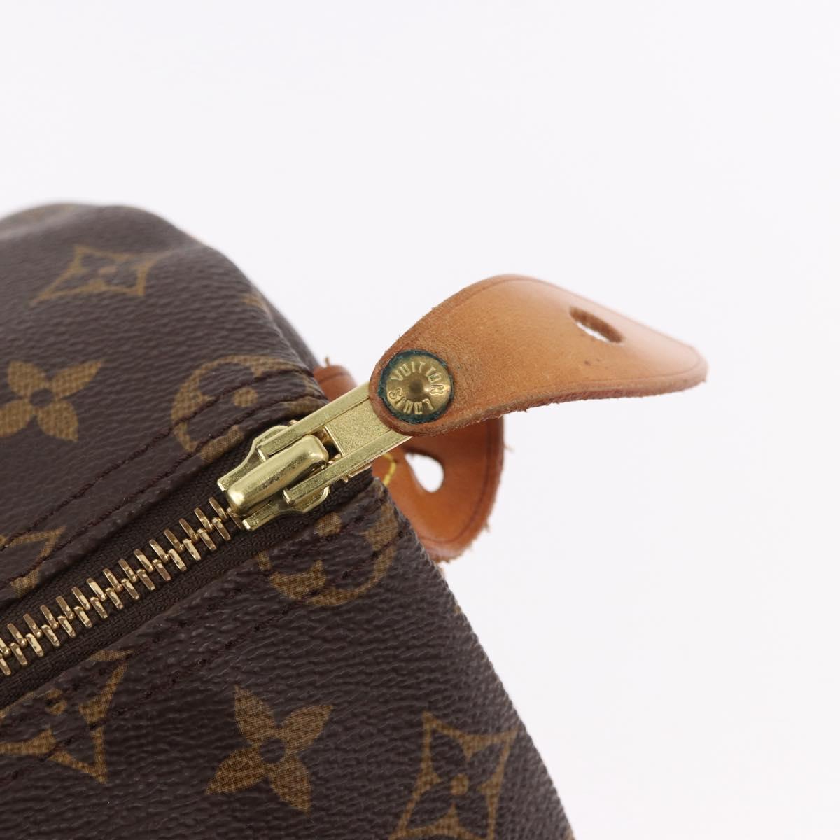 LOUIS VUITTON Monogram Speedy 35 Hand Bag M41524 LV Auth 187938V
