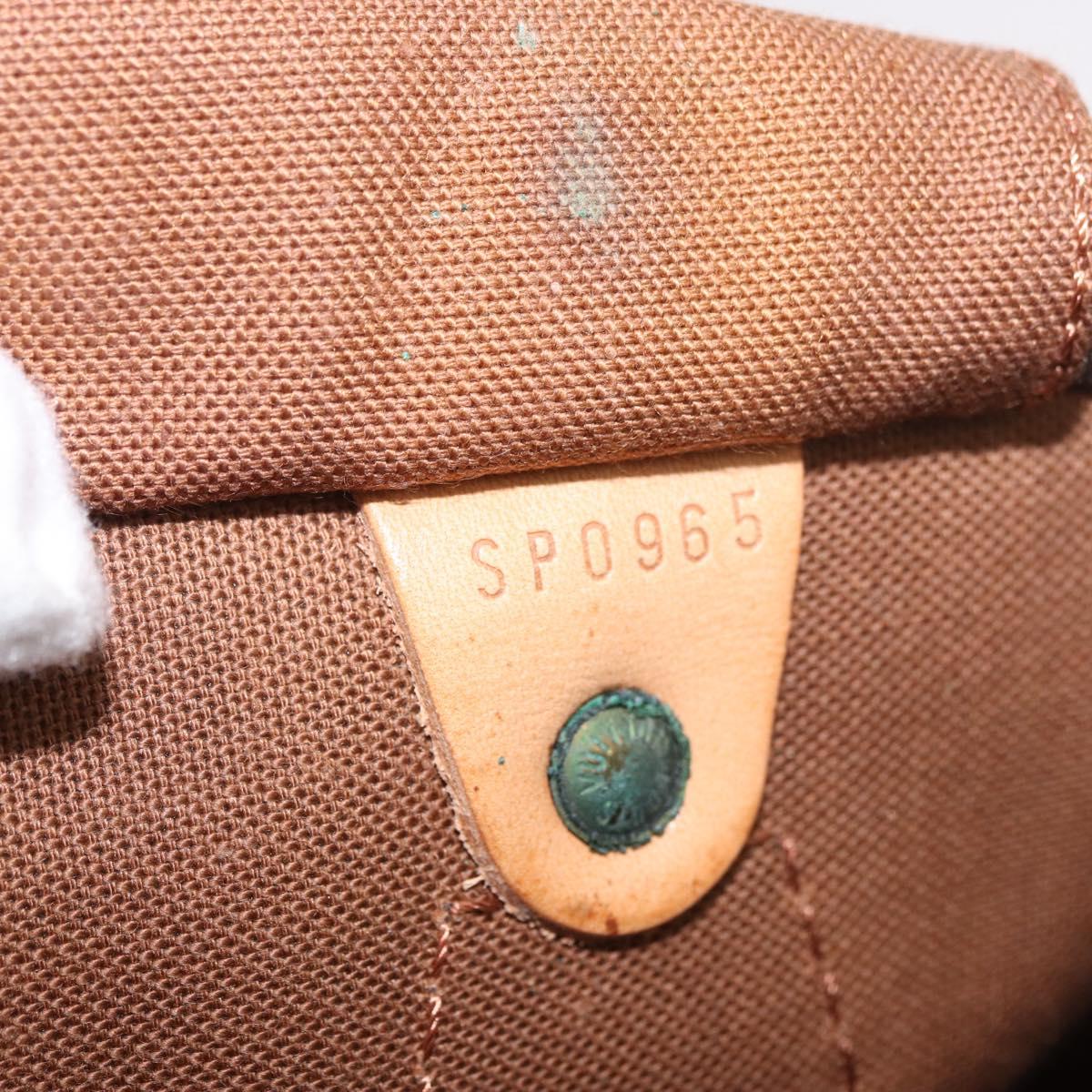 LOUIS VUITTON Monogram Speedy 35 Hand Bag M41524 LV Auth 187938V