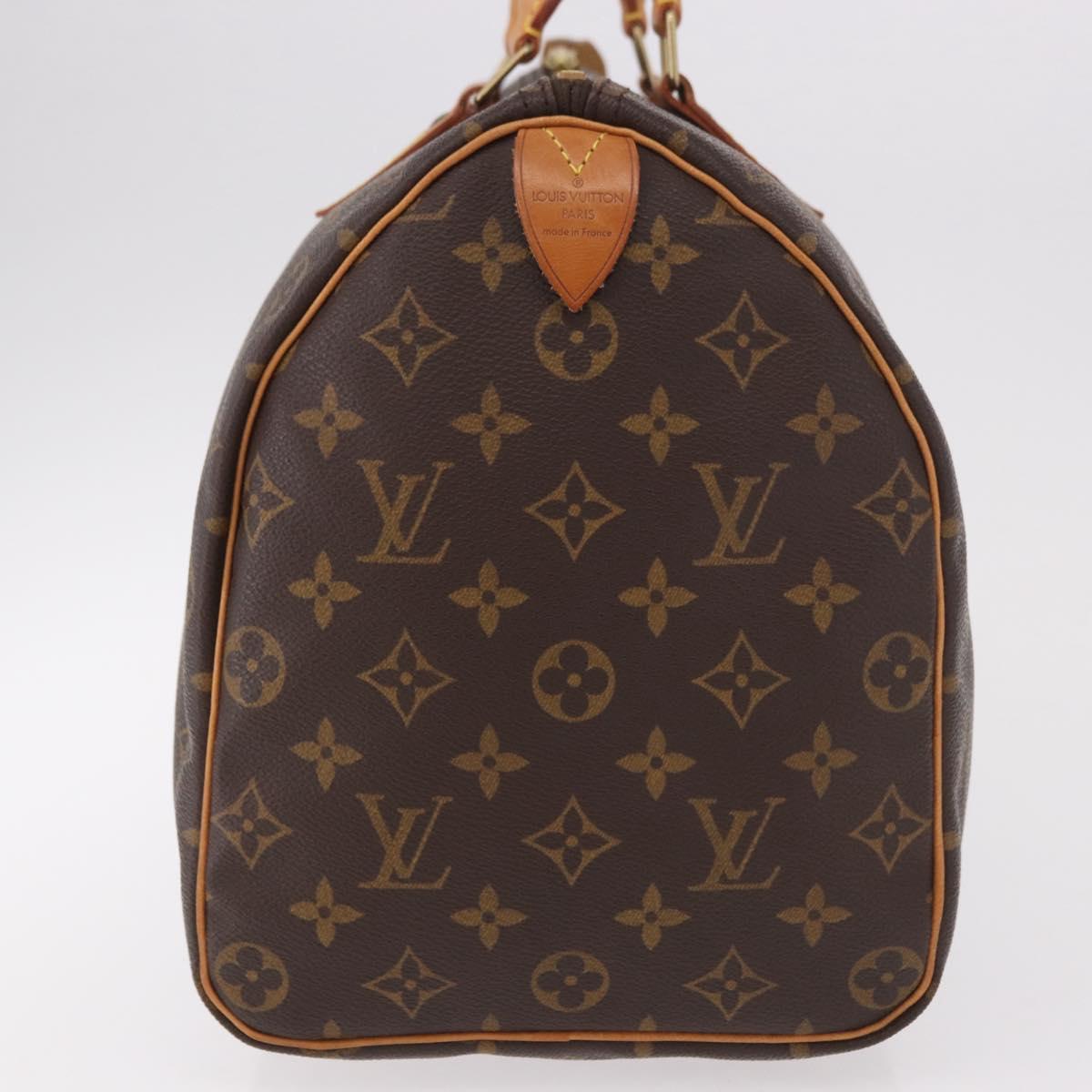 LOUIS VUITTON Monogram Speedy 35 Hand Bag M41524 LV Auth 187938V