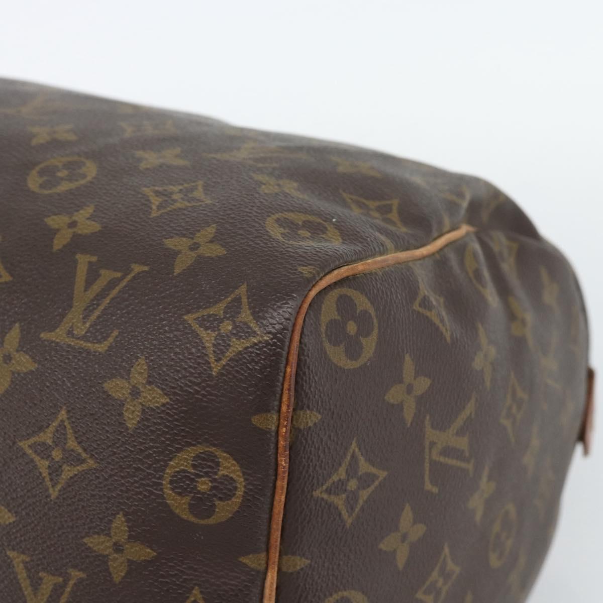 LOUIS VUITTON Monogram Speedy 35 Hand Bag M41524 LV Auth 187939A