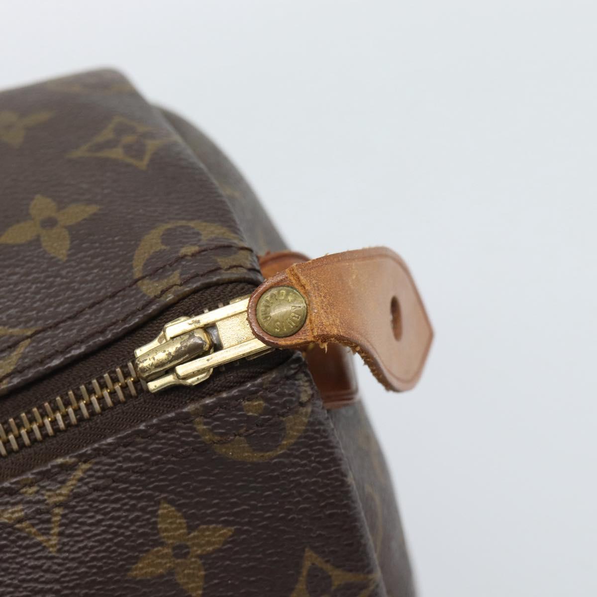 LOUIS VUITTON Monogram Speedy 35 Hand Bag M41524 LV Auth 187939A