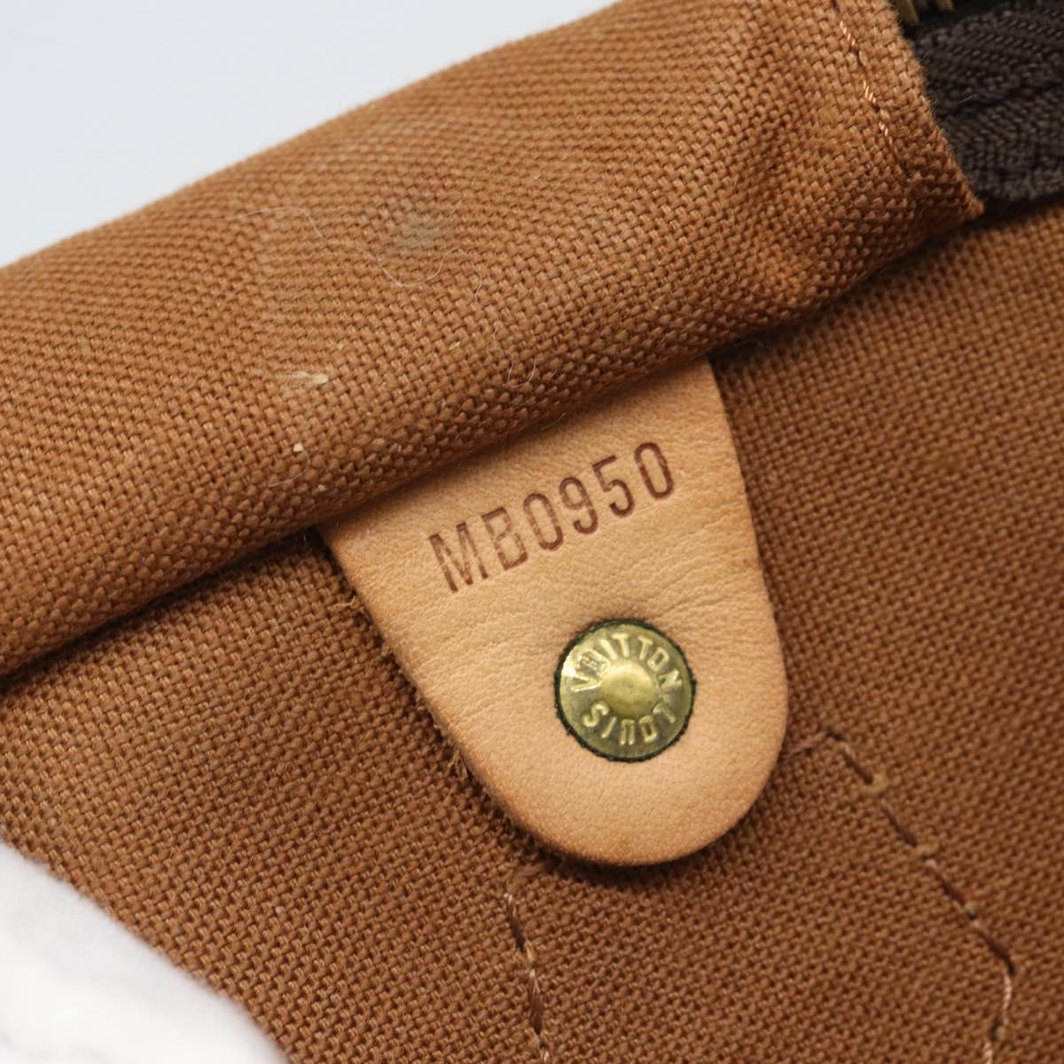 LOUIS VUITTON Monogram Speedy 35 Hand Bag M41524 LV Auth 187939A