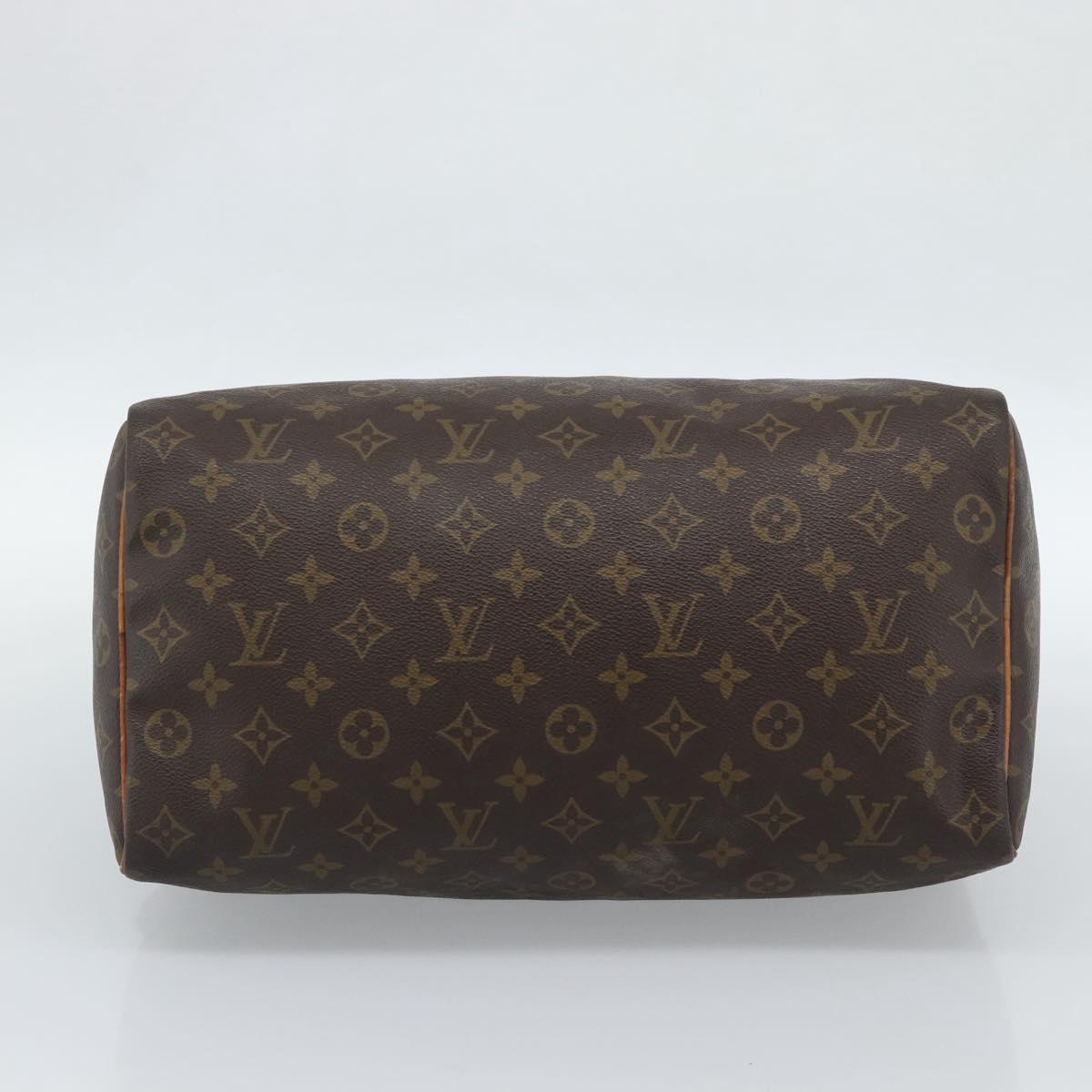 LOUIS VUITTON Monogram Speedy 35 Hand Bag M41524 LV Auth 187939A