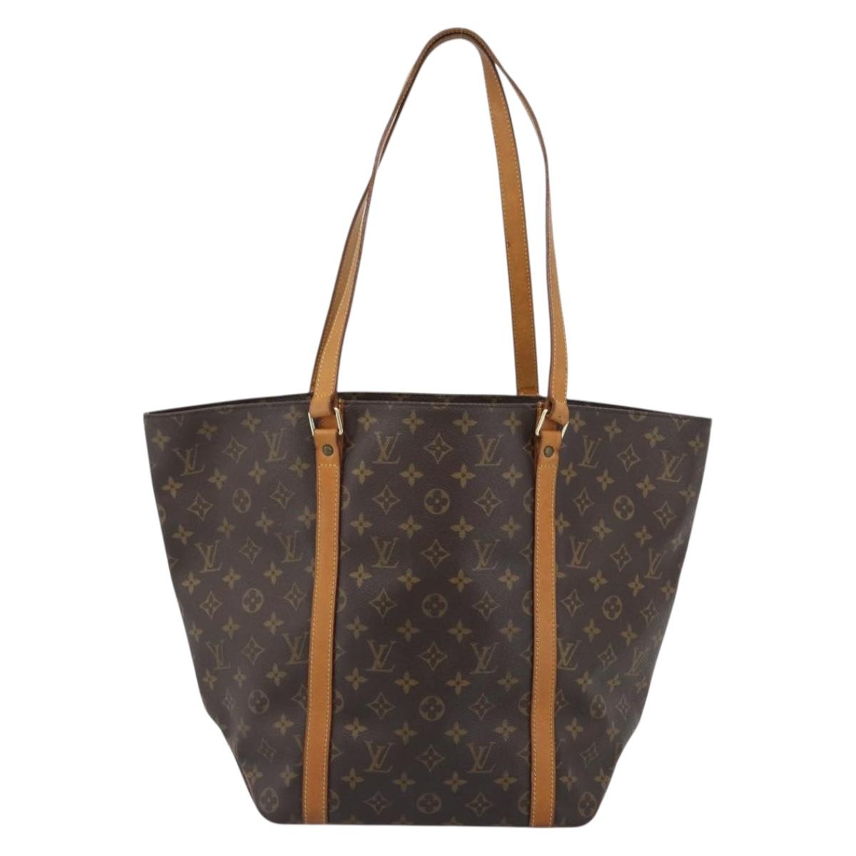 LOUIS VUITTON Monogram Sac Shopping Tote Bag M51108 LV Auth 187944A