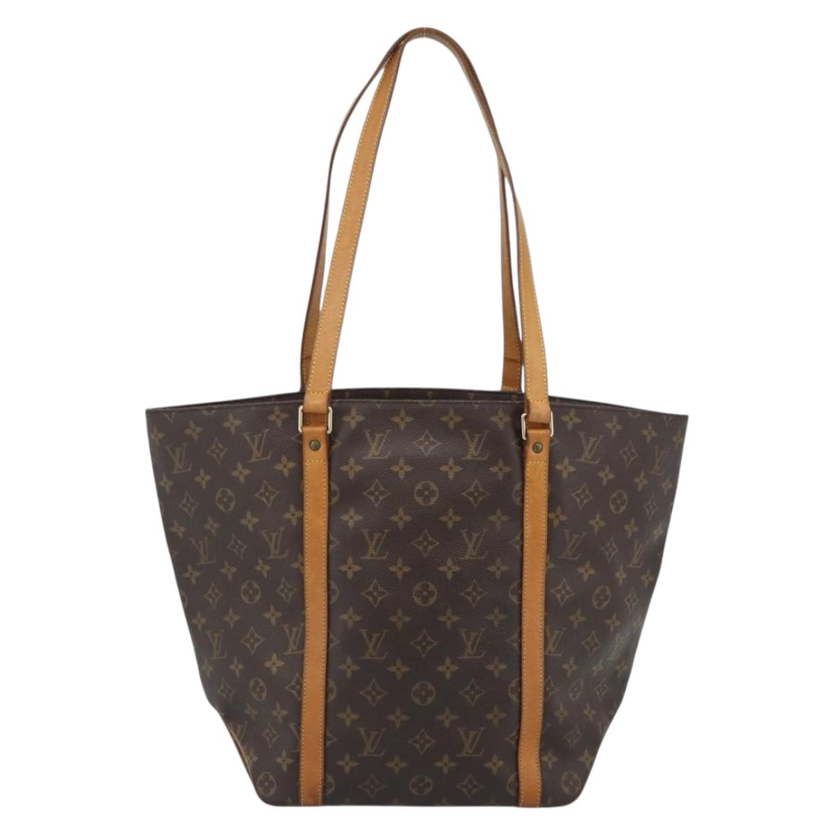LOUIS VUITTON Monogram Sac Shopping Tote Bag M51108 LV Auth 187944A