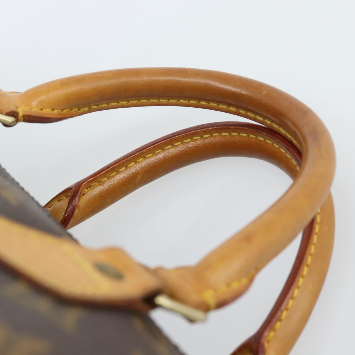 LOUIS VUITTON Monogram Speedy 30 Hand Bag M41526 LV Auth 187947A