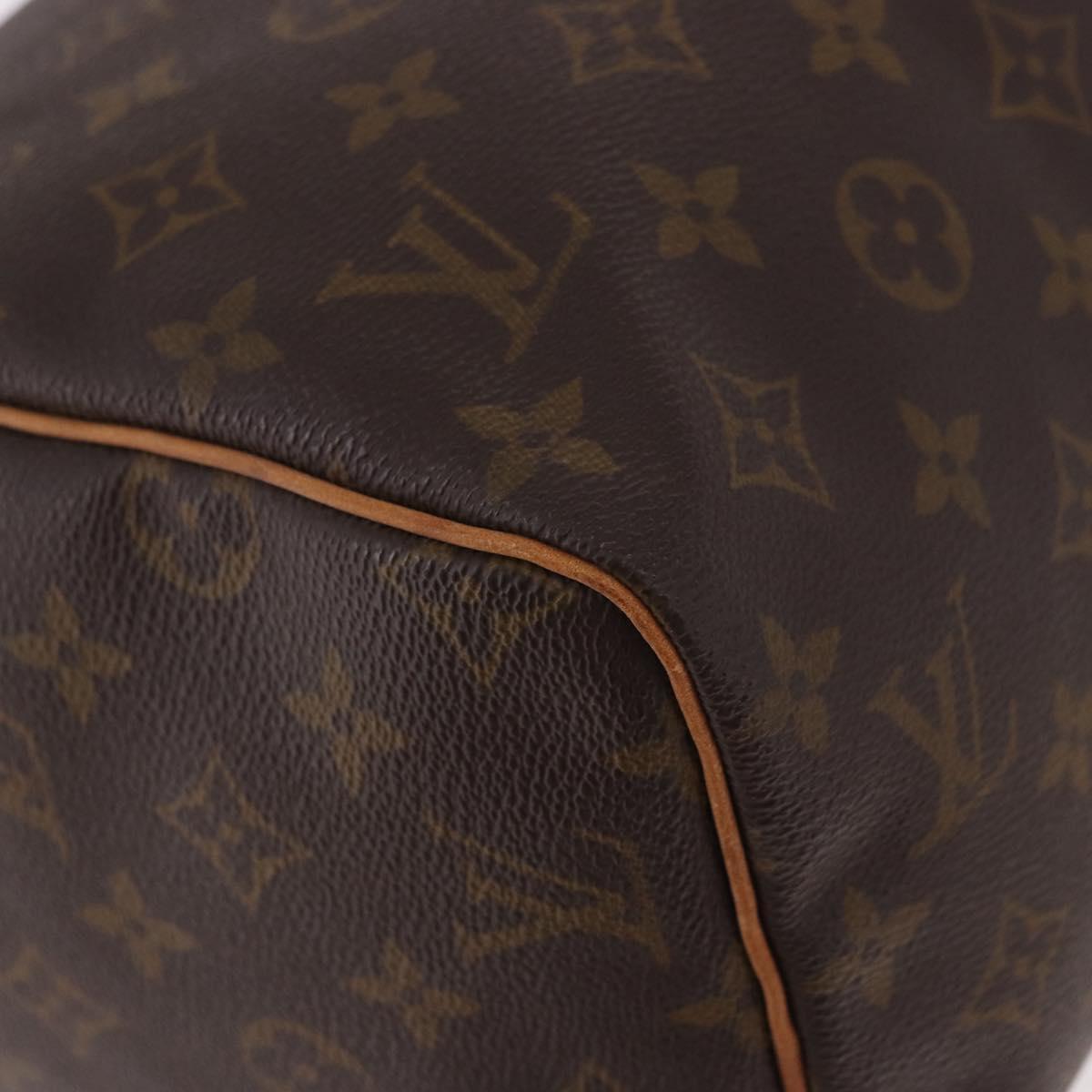 LOUIS VUITTON Monogram Speedy 30 Hand Bag M41526 LV Auth 187948V