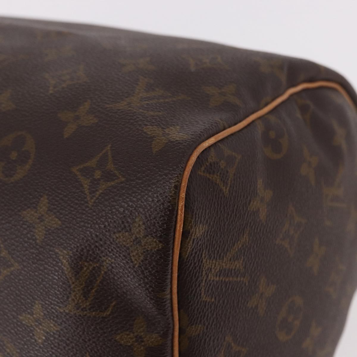 LOUIS VUITTON Monogram Speedy 30 Hand Bag M41526 LV Auth 187948V