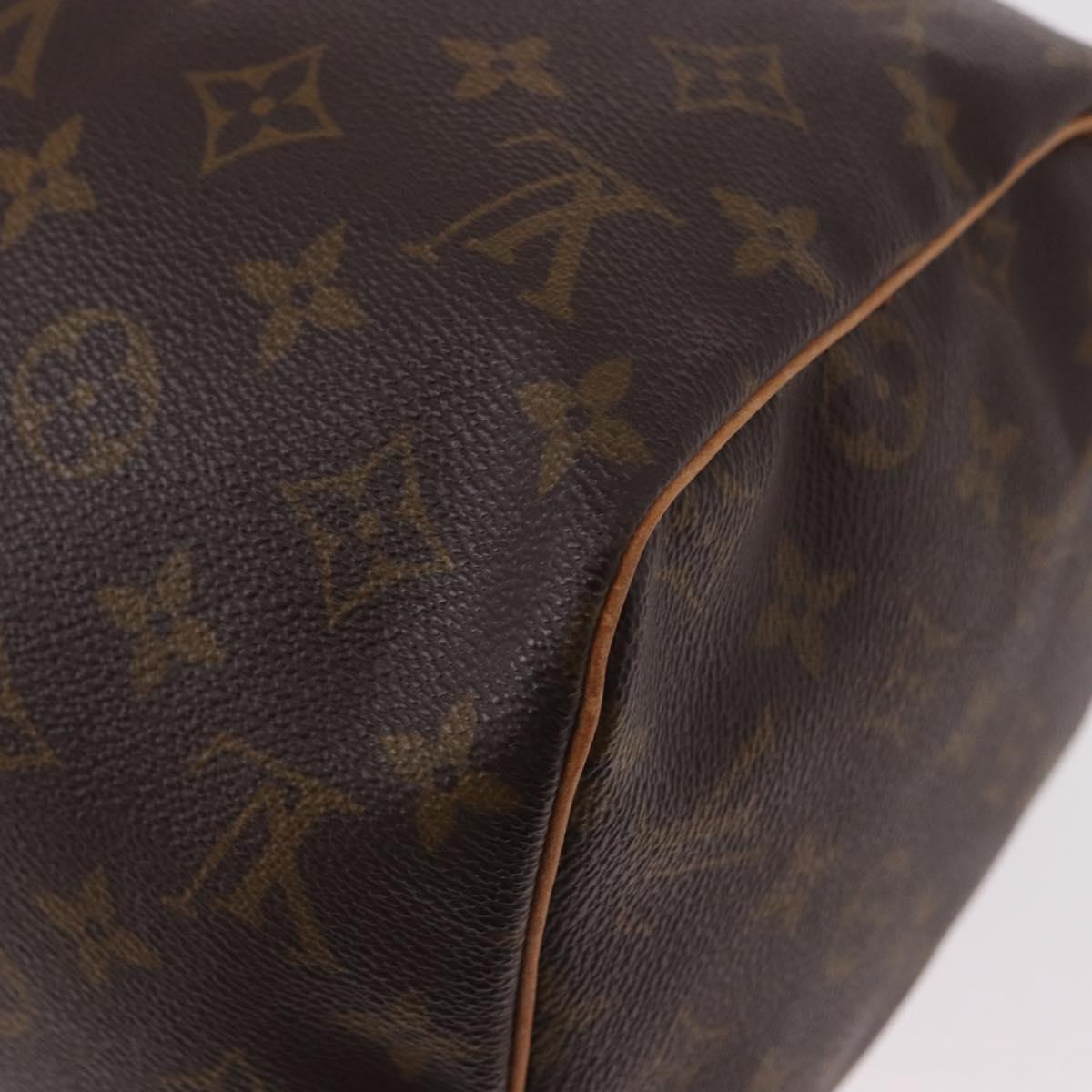LOUIS VUITTON Monogram Speedy 30 Hand Bag M41526 LV Auth 187948V