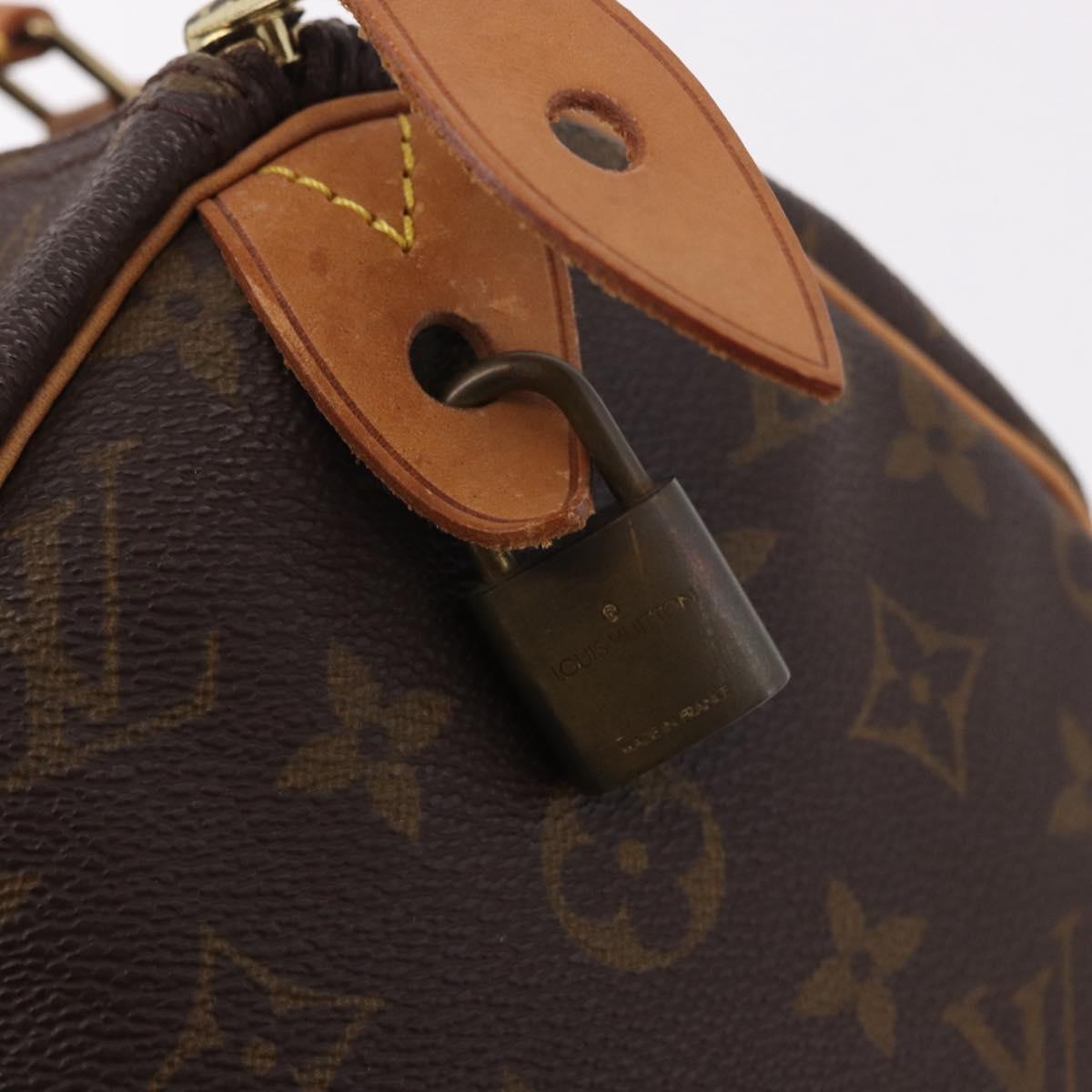 LOUIS VUITTON Monogram Speedy 30 Hand Bag M41526 LV Auth 187948V