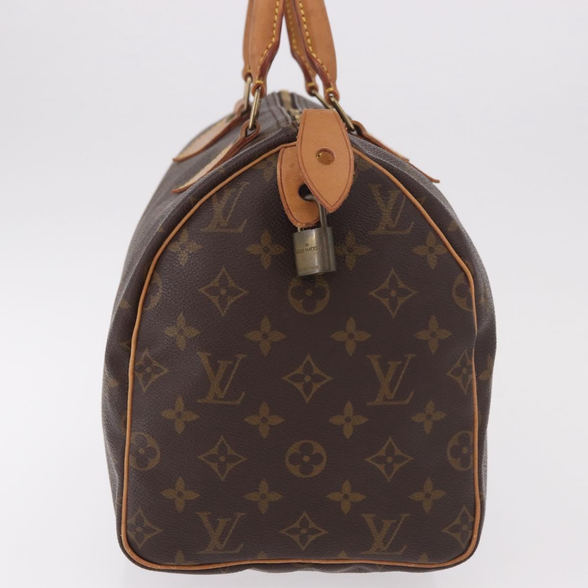 LOUIS VUITTON Monogram Speedy 30 Hand Bag M41526 LV Auth 187948V