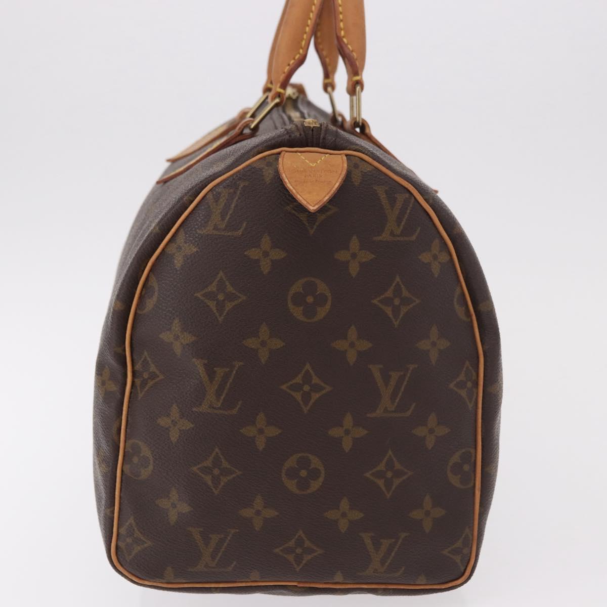 LOUIS VUITTON Monogram Speedy 30 Hand Bag M41526 LV Auth 187948V