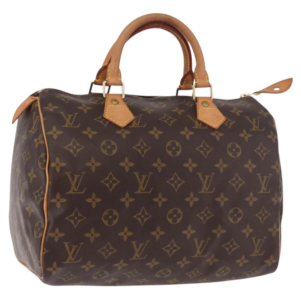 LOUIS VUITTON Monogram Speedy 30 Hand Bag M41526 LV Auth 187949A