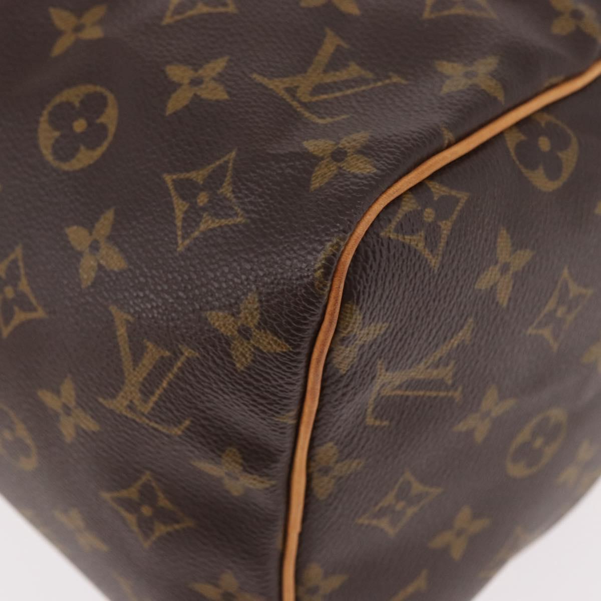 LOUIS VUITTON Monogram Speedy 30 Hand Bag M41526 LV Auth 187949A