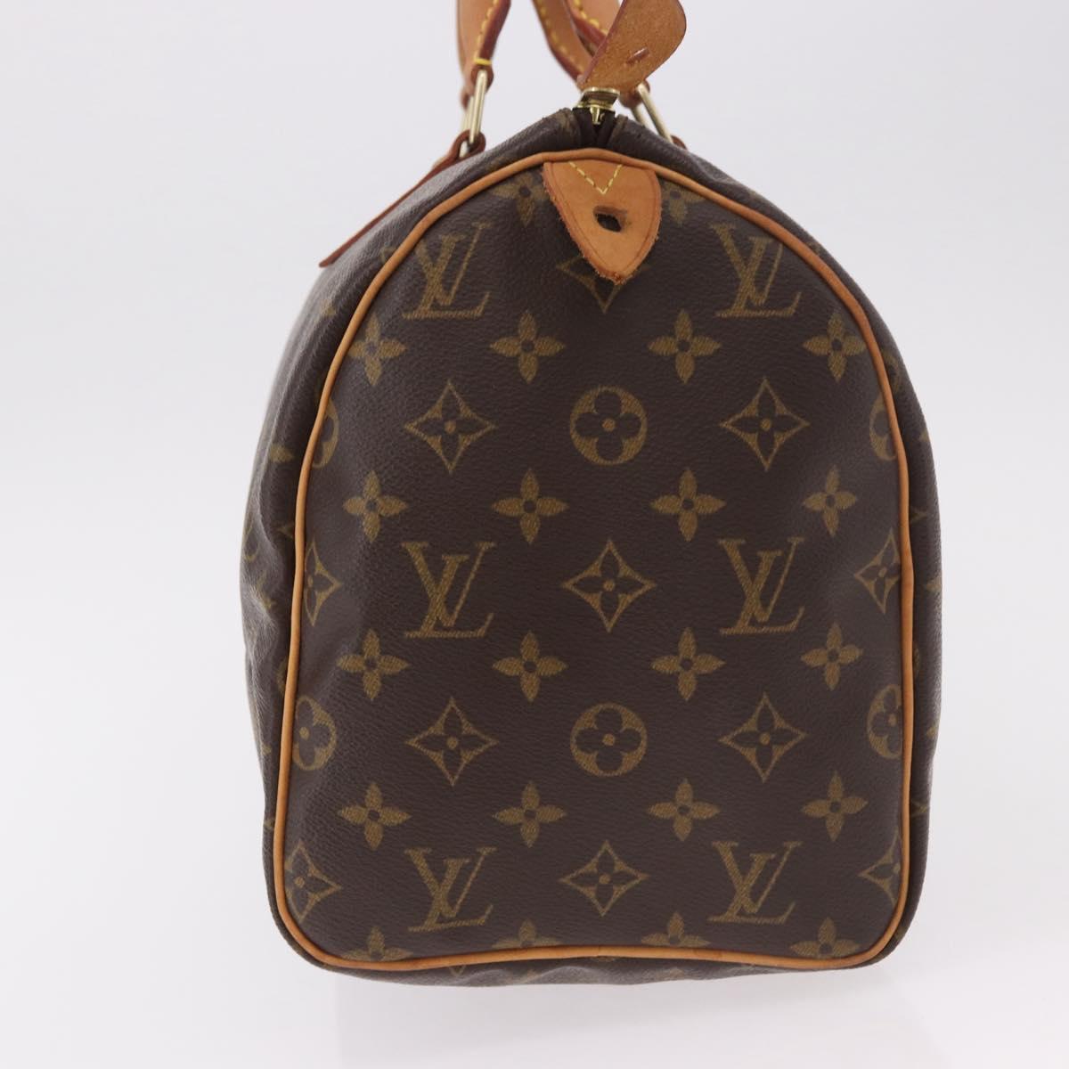 LOUIS VUITTON Monogram Speedy 30 Hand Bag M41526 LV Auth 187949A