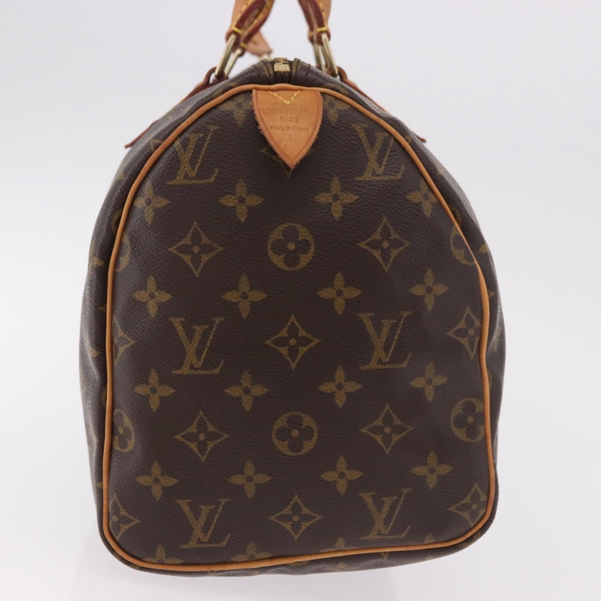 LOUIS VUITTON Monogram Speedy 30 Hand Bag M41526 LV Auth 187949A