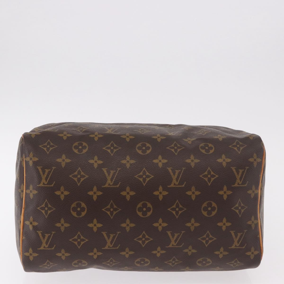 LOUIS VUITTON Monogram Speedy 30 Hand Bag M41526 LV Auth 187949A
