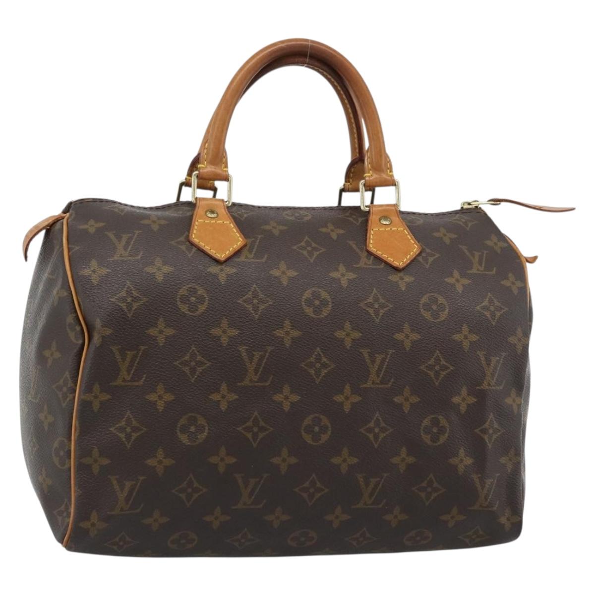 LOUIS VUITTON Monogram Speedy 30 Hand Bag L002 LV Auth 187950A