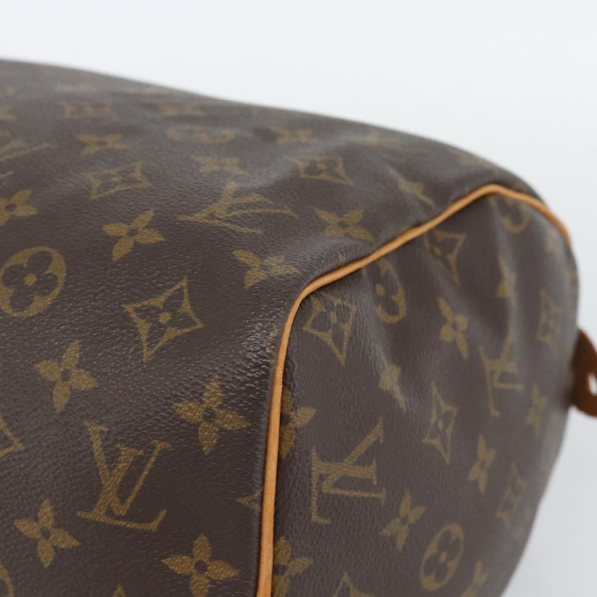 LOUIS VUITTON Monogram Speedy 30 Hand Bag L002 LV Auth 187950A