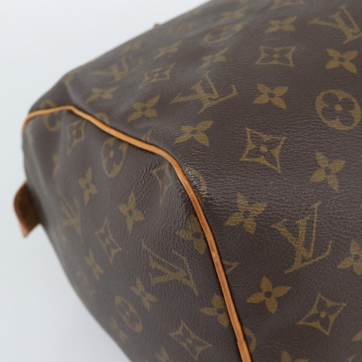 LOUIS VUITTON Monogram Speedy 30 Hand Bag L002 LV Auth 187950A