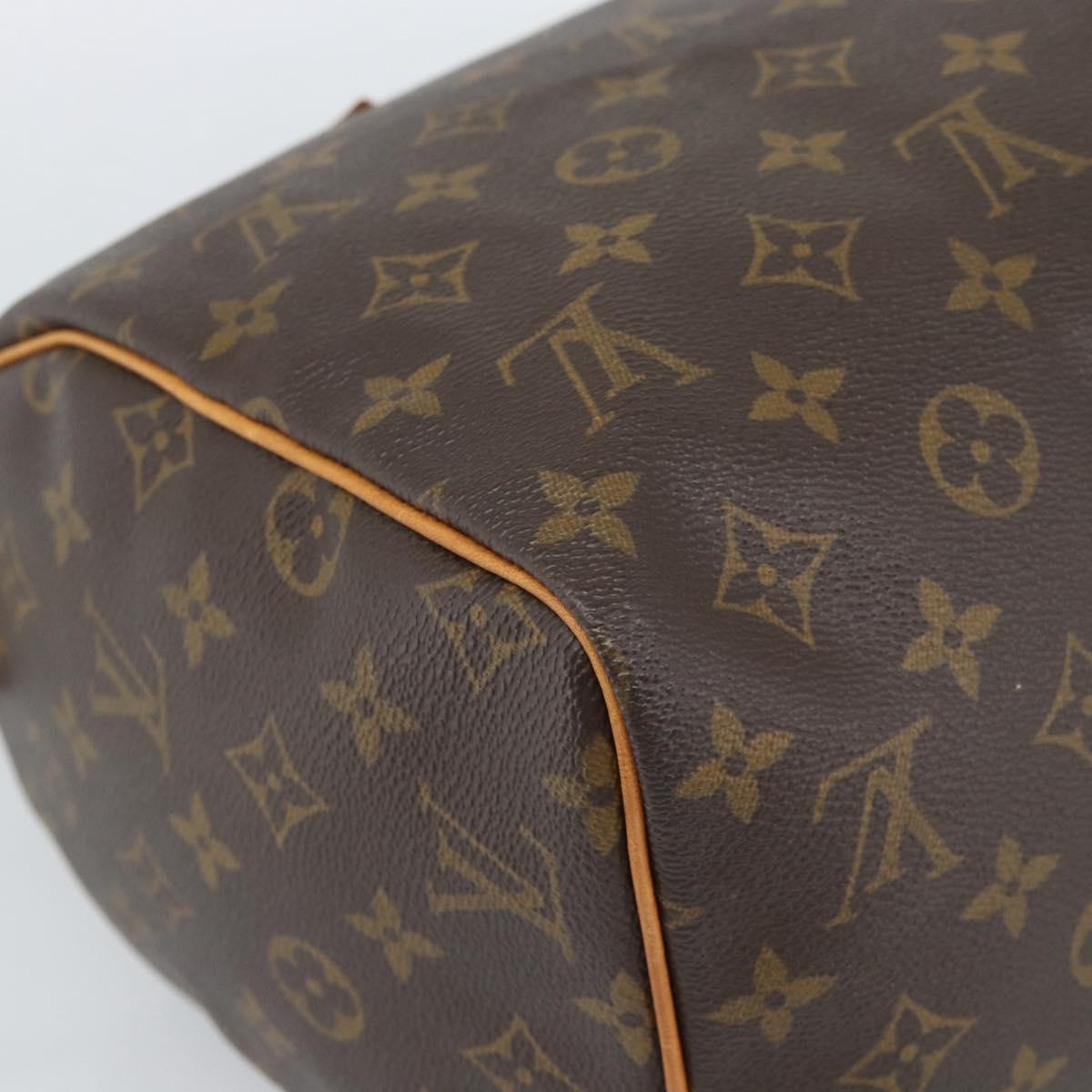 LOUIS VUITTON Monogram Speedy 30 Hand Bag L002 LV Auth 187950A