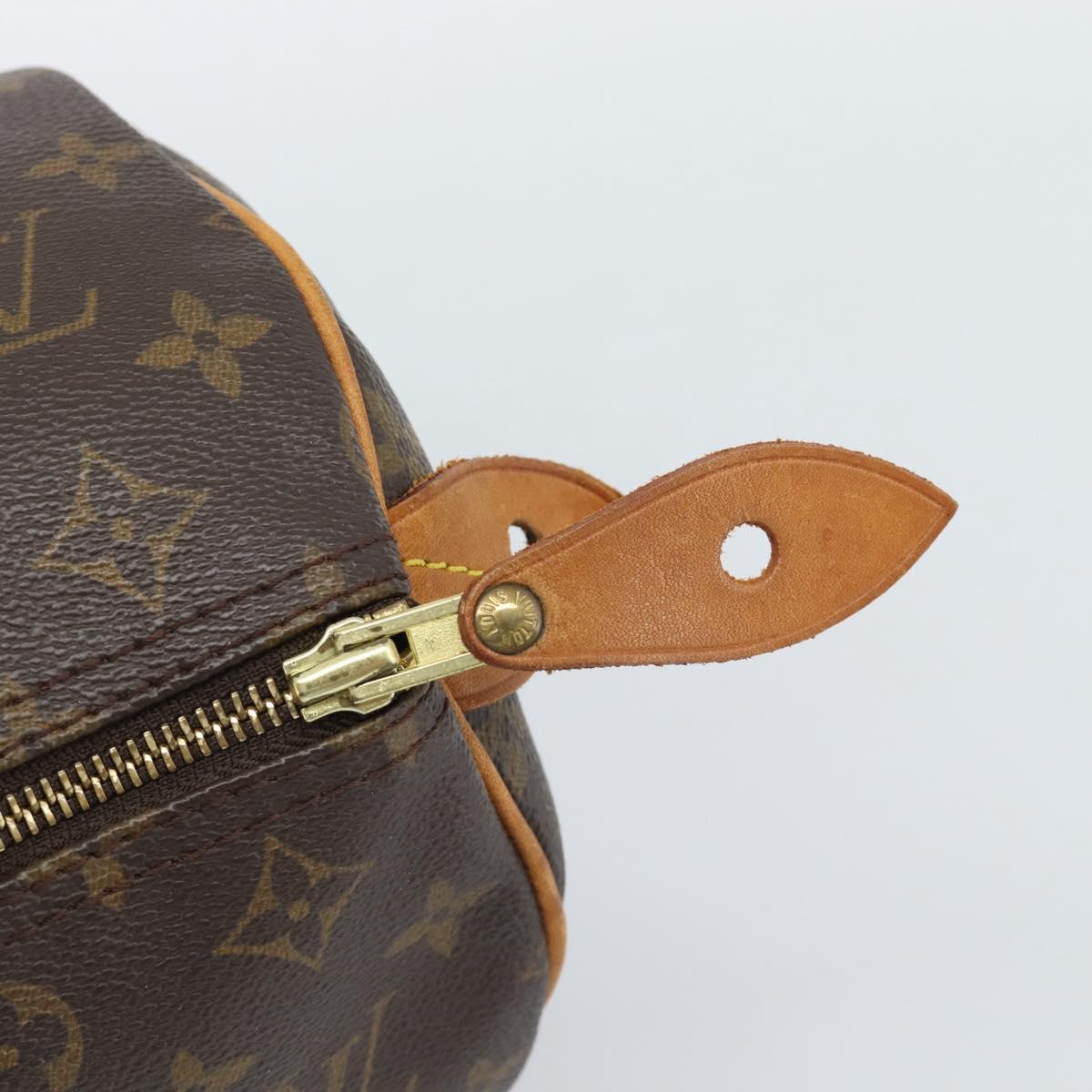 LOUIS VUITTON Monogram Speedy 30 Hand Bag L002 LV Auth 187950A