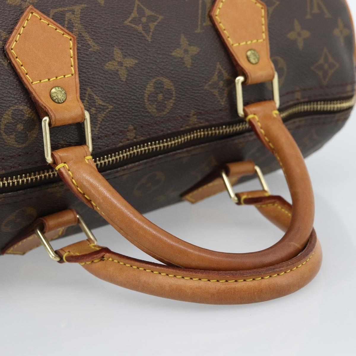 LOUIS VUITTON Monogram Speedy 30 Hand Bag L002 LV Auth 187950A