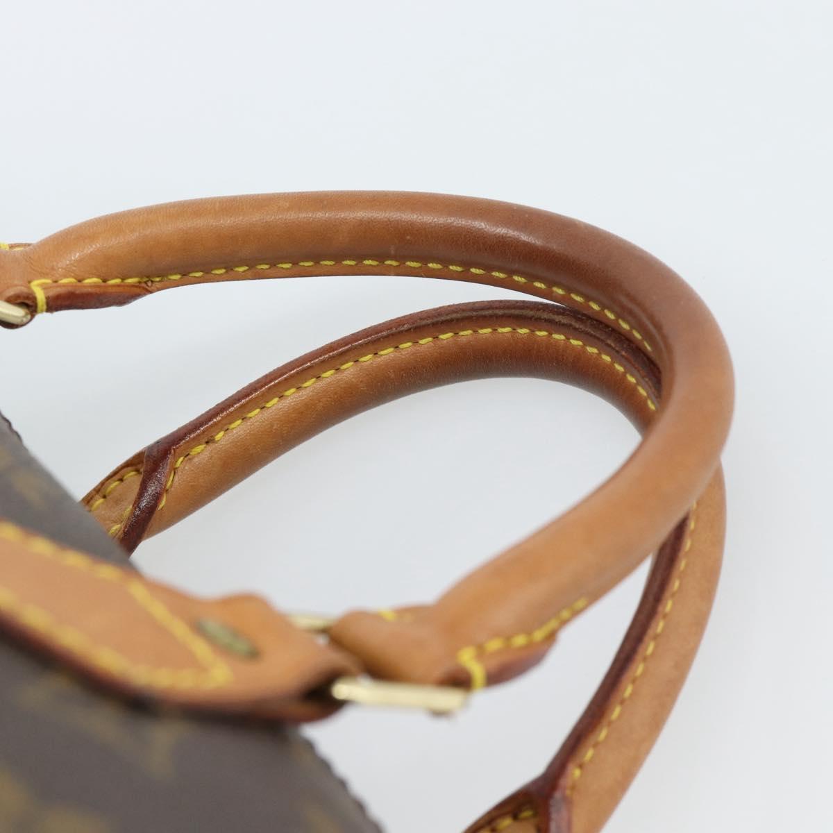 LOUIS VUITTON Monogram Speedy 30 Hand Bag L002 LV Auth 187950A