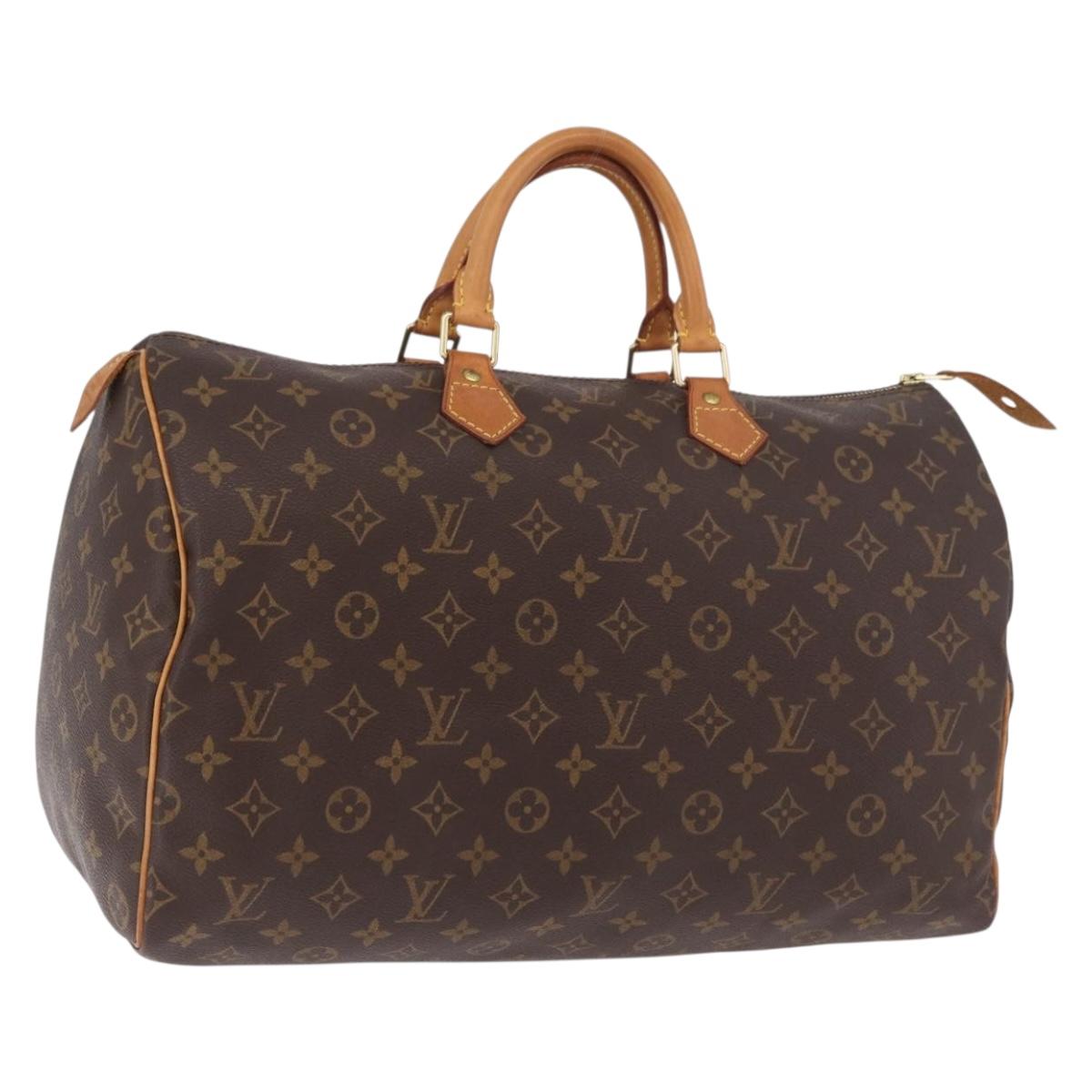 LOUIS VUITTON Monogram Speedy 40 Hand Bag M41522 LV Auth 187951V