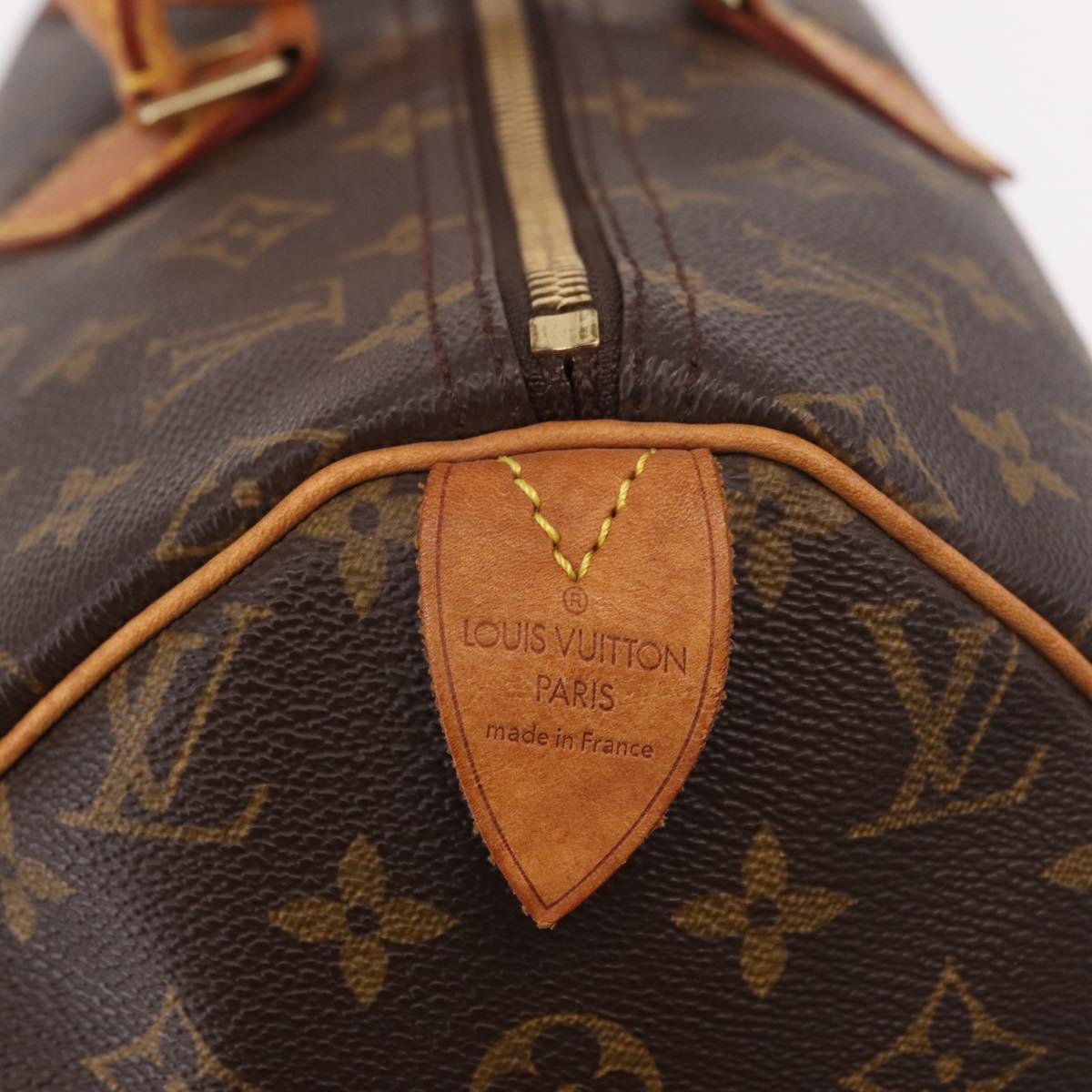 LOUIS VUITTON Monogram Speedy 40 Hand Bag M41522 LV Auth 187951V