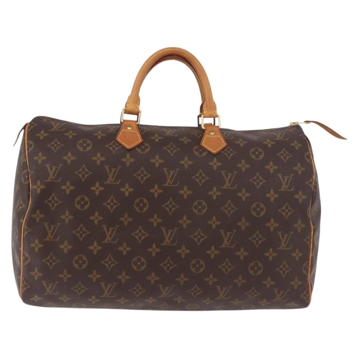 LOUIS VUITTON Monogram Speedy 40 Hand Bag M41522 LV Auth 187951V