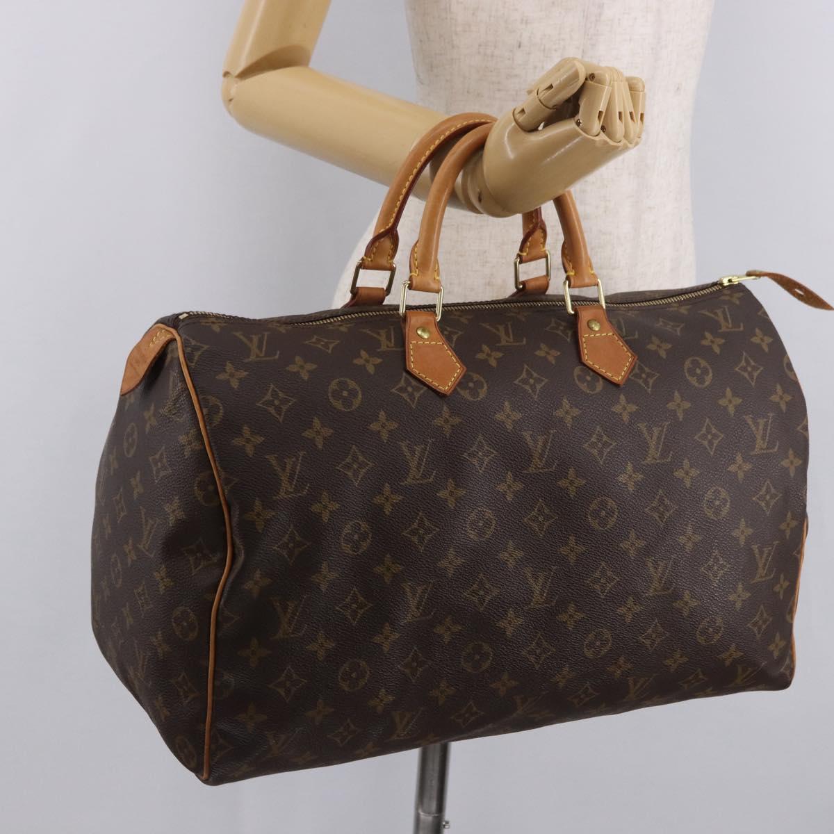 LOUIS VUITTON Monogram Speedy 40 Hand Bag M41522 LV Auth 187951V
