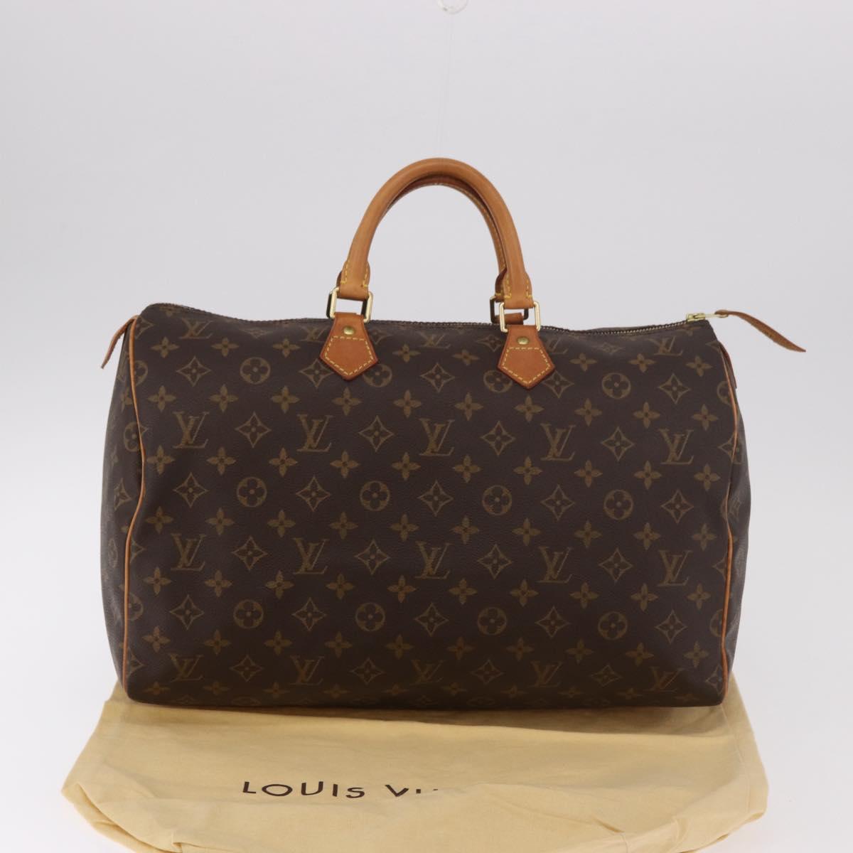 LOUIS VUITTON Monogram Speedy 40 Hand Bag M41522 LV Auth 187951V