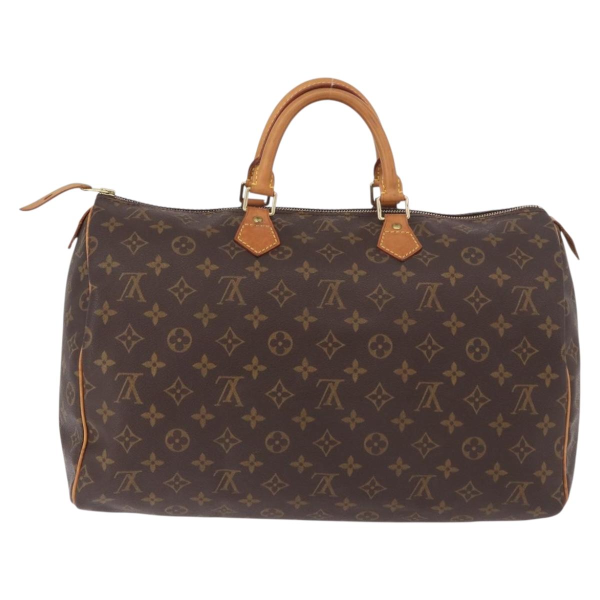 LOUIS VUITTON Monogram Speedy 40 Hand Bag M41522 LV Auth 187951V