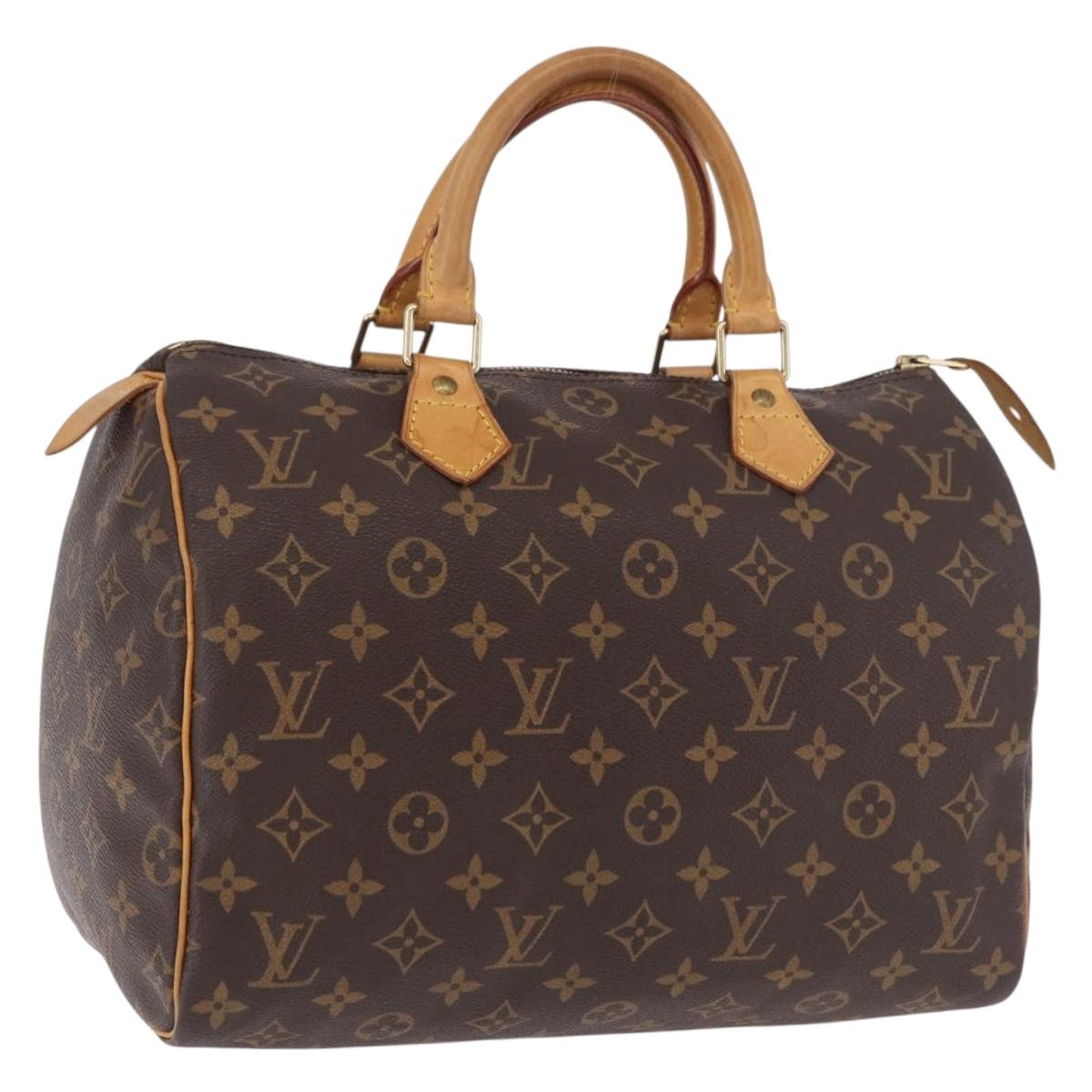 LOUIS VUITTON Monogram Speedy 30 Hand Bag M41526 LV Auth 187952A