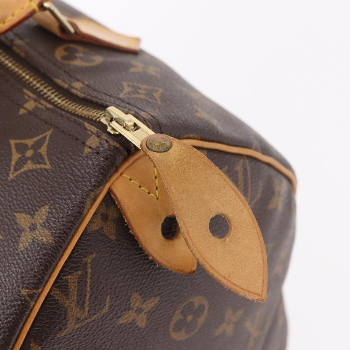 LOUIS VUITTON Monogram Speedy 30 Hand Bag M41526 LV Auth 187952A