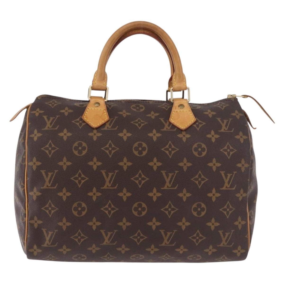 LOUIS VUITTON Monogram Speedy 30 Hand Bag M41526 LV Auth 187952A