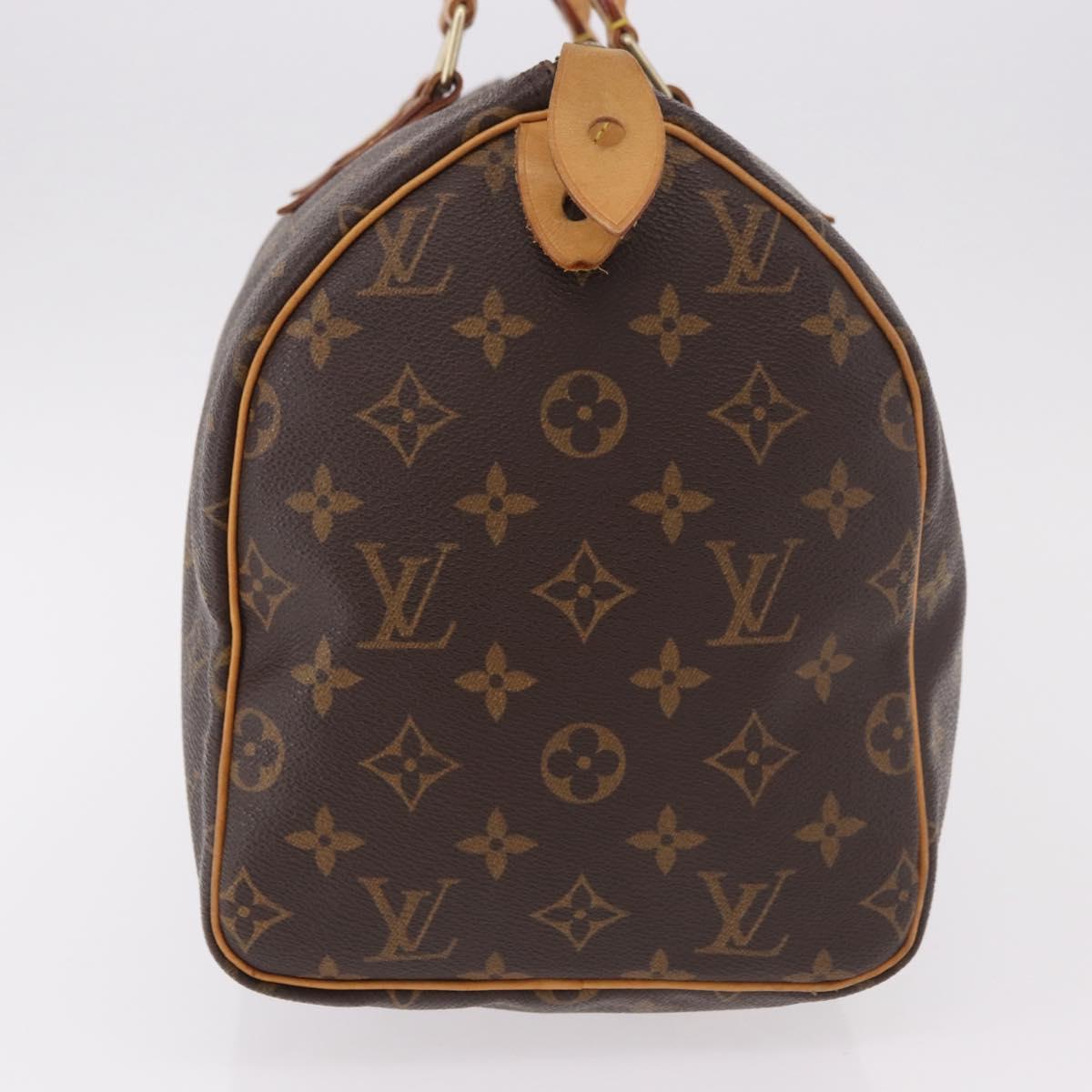 LOUIS VUITTON Monogram Speedy 30 Hand Bag M41526 LV Auth 187952A