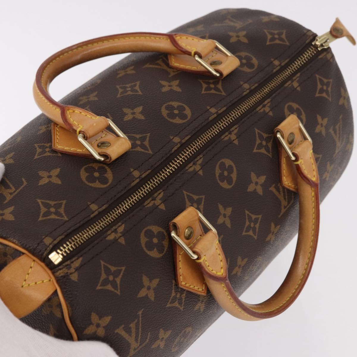 LOUIS VUITTON Monogram Speedy 30 Hand Bag M41526 LV Auth 187952A