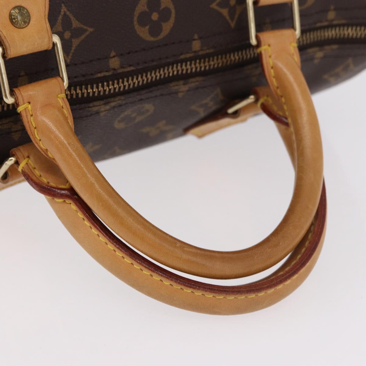 LOUIS VUITTON Monogram Speedy 30 Hand Bag M41526 LV Auth 187952A