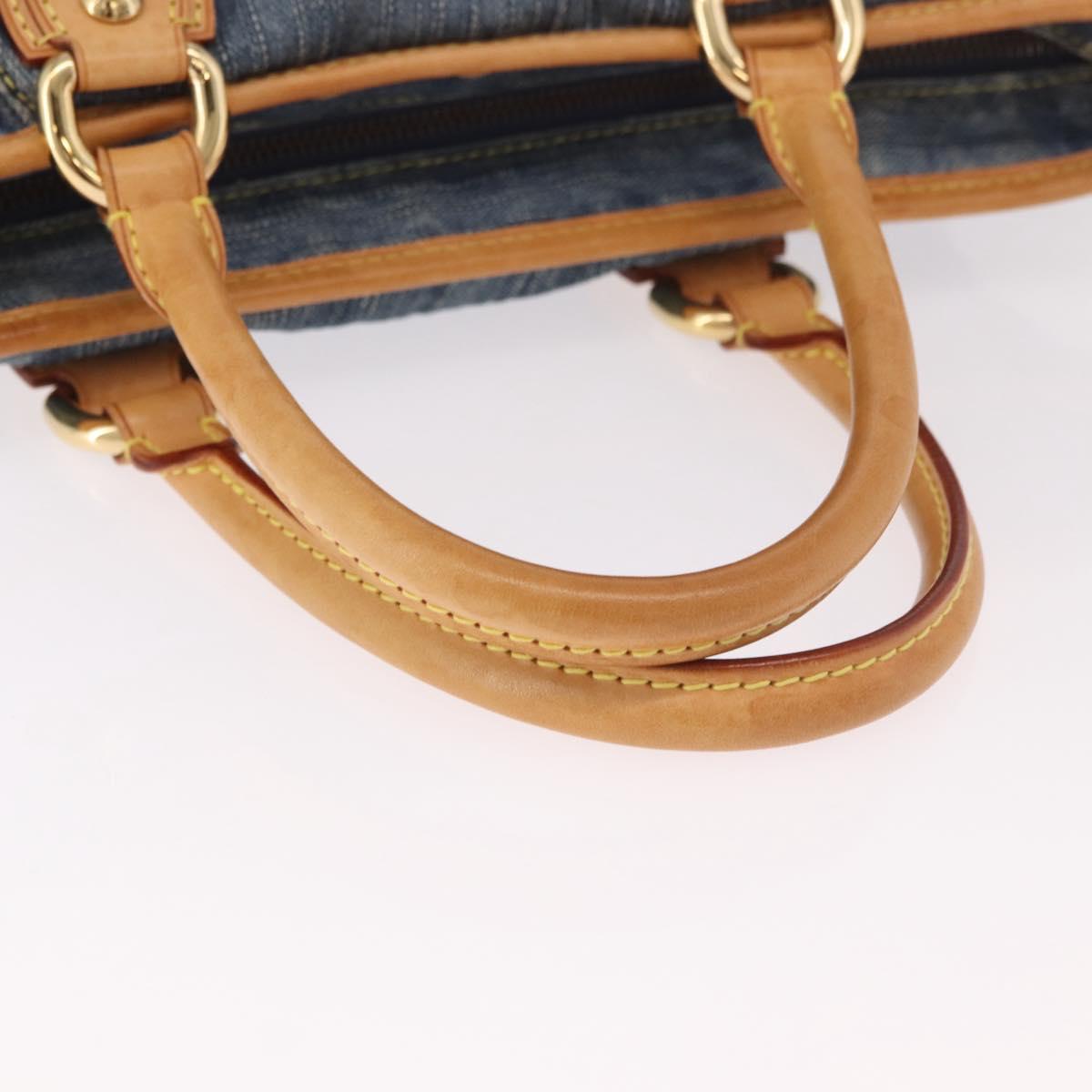 LOUIS VUITTON Monogram Denim Neo Cabby GM Shoulder Bag Blue M95350 Auth 187960V