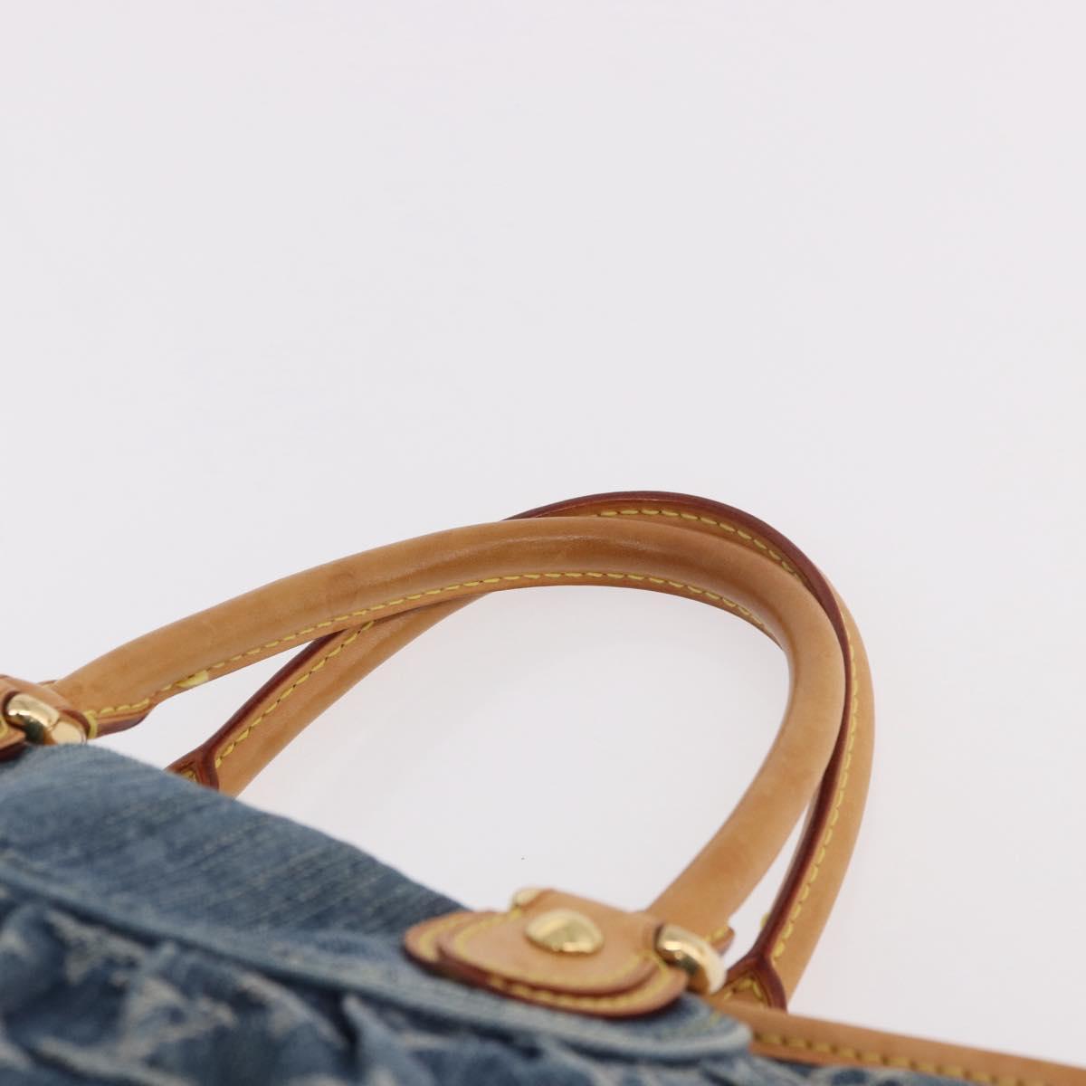 LOUIS VUITTON Monogram Denim Neo Cabby GM Shoulder Bag Blue M95350 Auth 187960V