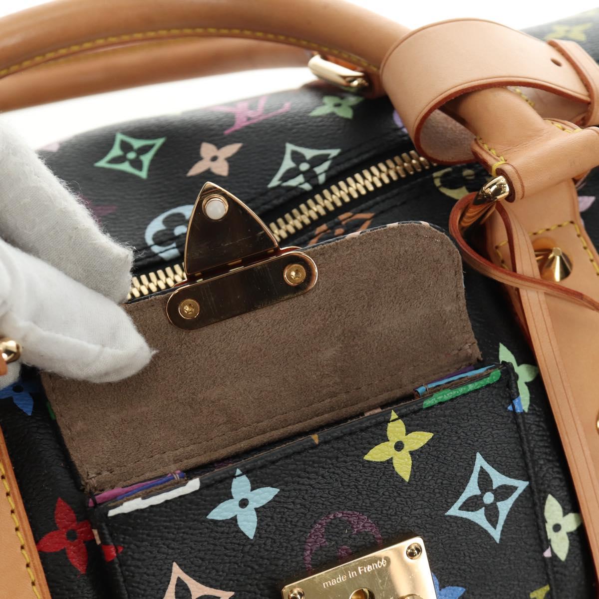 LOUIS VUITTON Multicolor Keepall 45 Boston Bag M92640 LV Auth 187965SAM