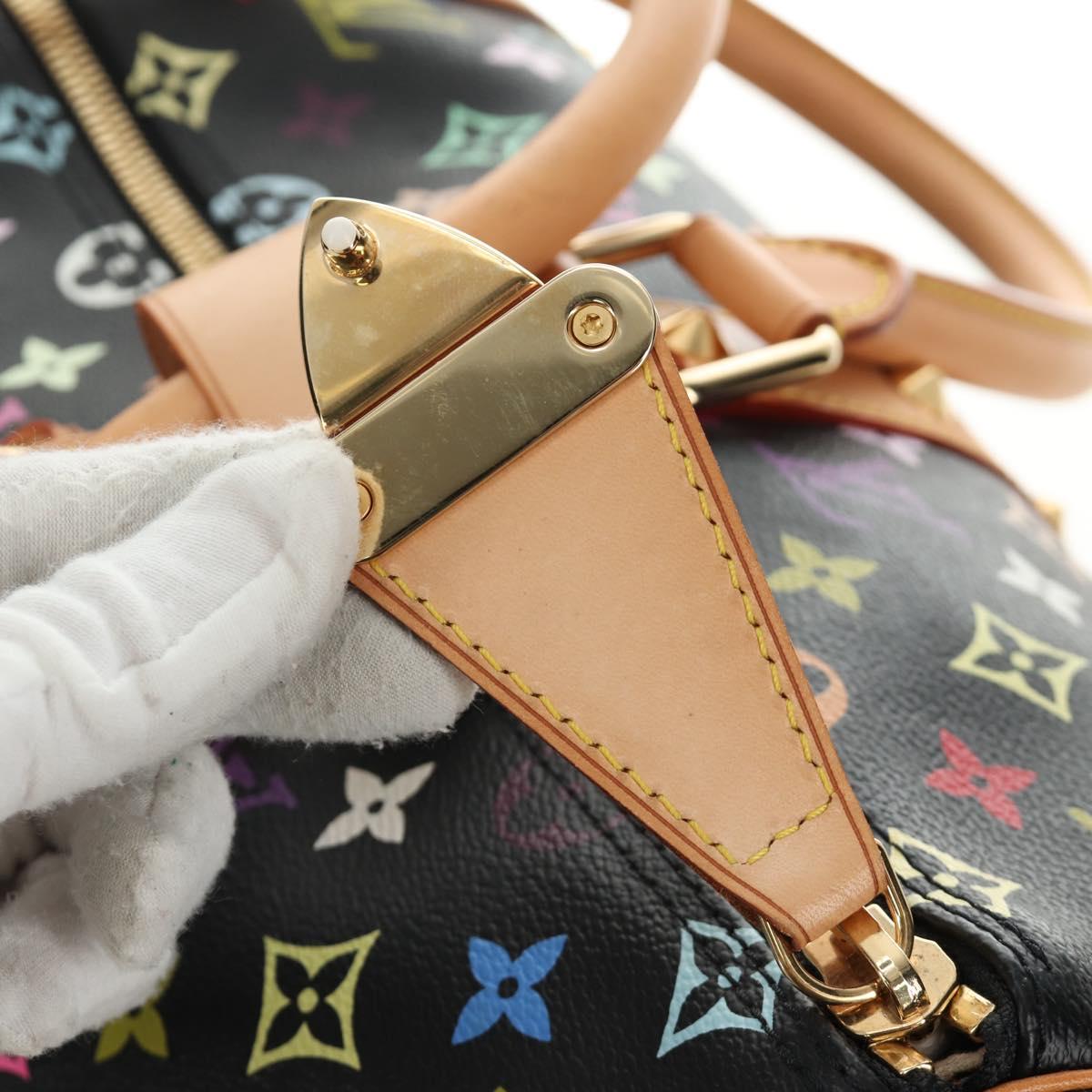 LOUIS VUITTON Multicolor Keepall 45 Boston Bag M92640 LV Auth 187965SAM