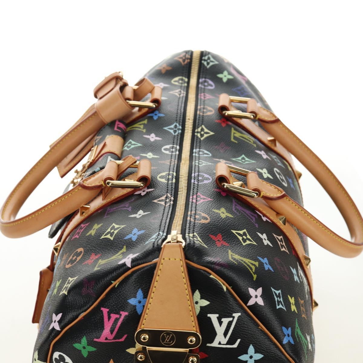 LOUIS VUITTON Multicolor Keepall 45 Boston Bag M92640 LV Auth 187965SAM